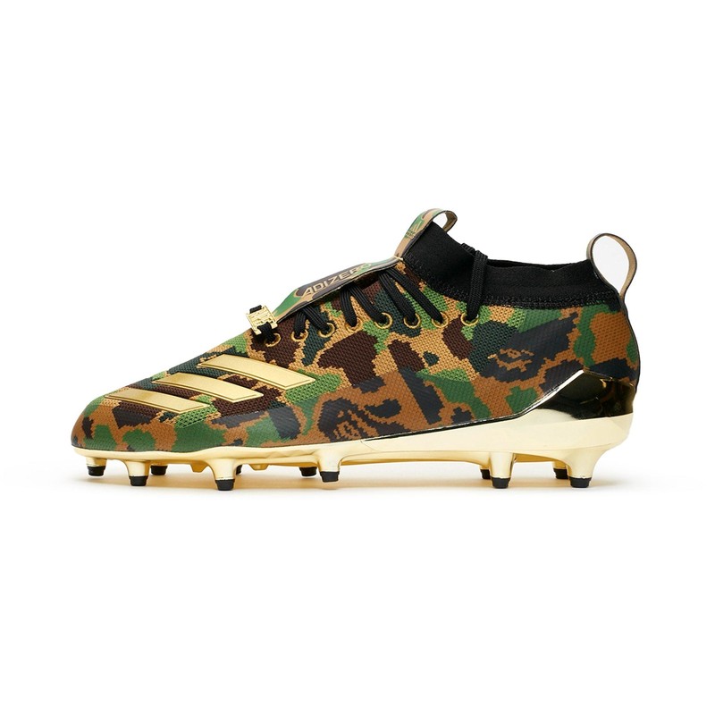 [F35829] Mens Adidas x Bape Adizero Cleats – Size 10, Damaged Box
