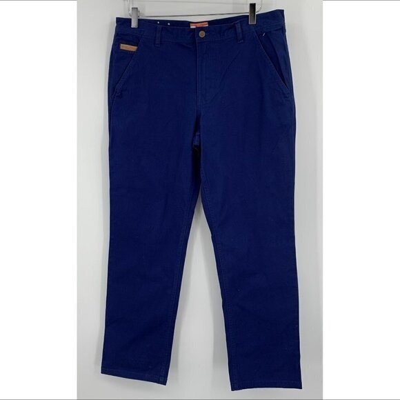 Southern Tide RT-7 navy blue cotton stretch pants trousers men 33W 32L 33