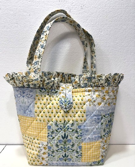 NEW Handmade Tote Purse bag Patchwork Floral Vintage Spring faffygiraffe