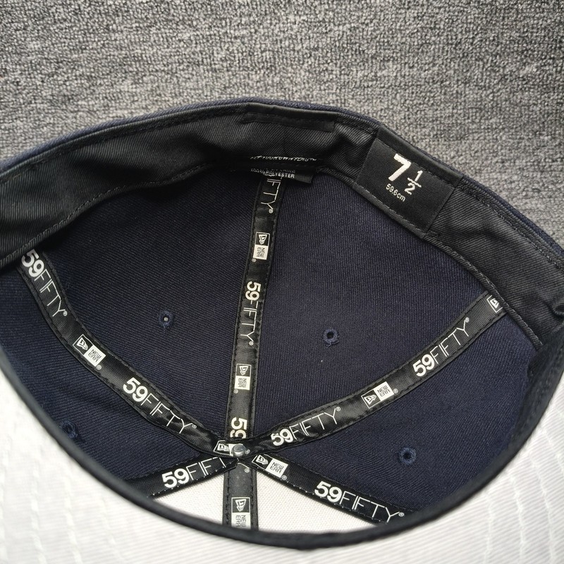 New Era USA 59FIFTY Fitted Flat Brim Red White Blue Hat 7 1 2 gallery