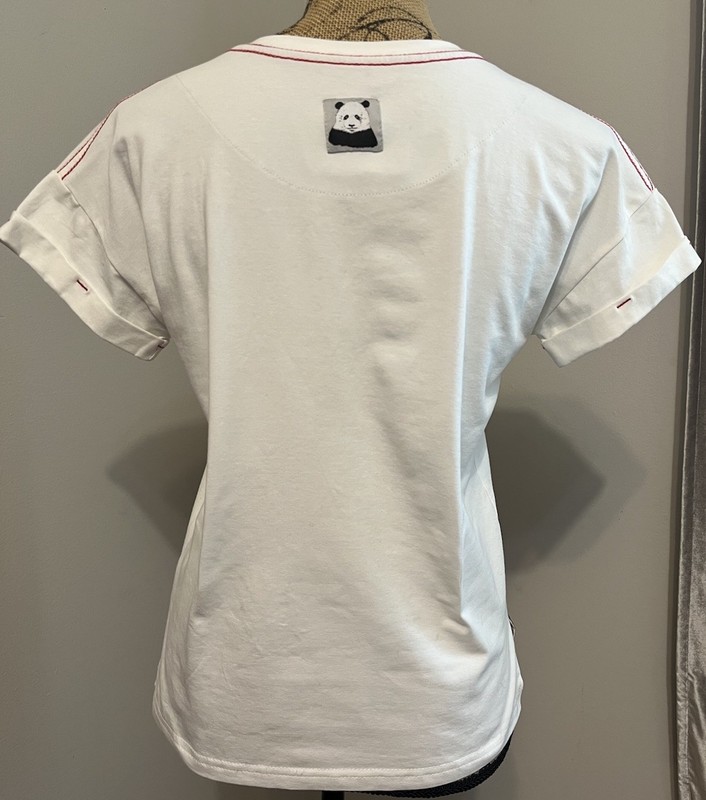ALEXANDER DETS Hand Painted Panda Original Art Women’s XS gallery