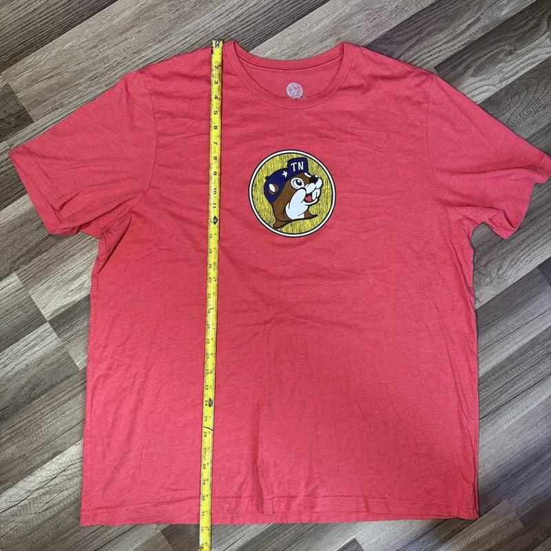 Buc-ee's Tennessee Double-Sided Tagless Red Crew Neck T-Shirt Size 3XL gallery