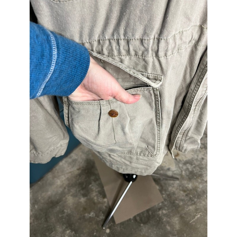 utility jacket vintage safari style khaki gallery