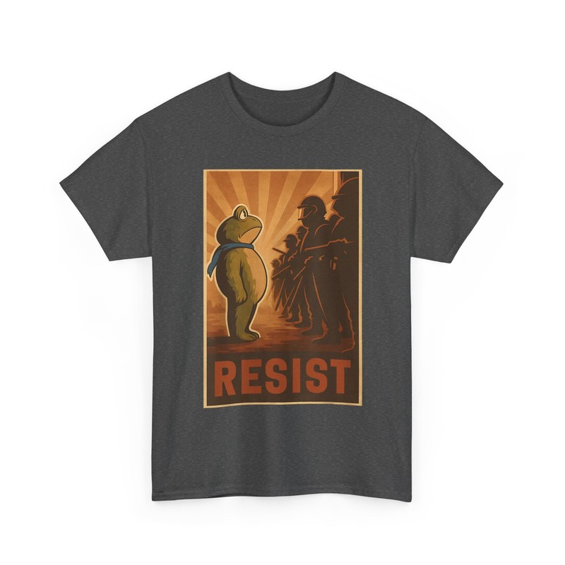 Portland Frog Protest Women Men T-Shirt