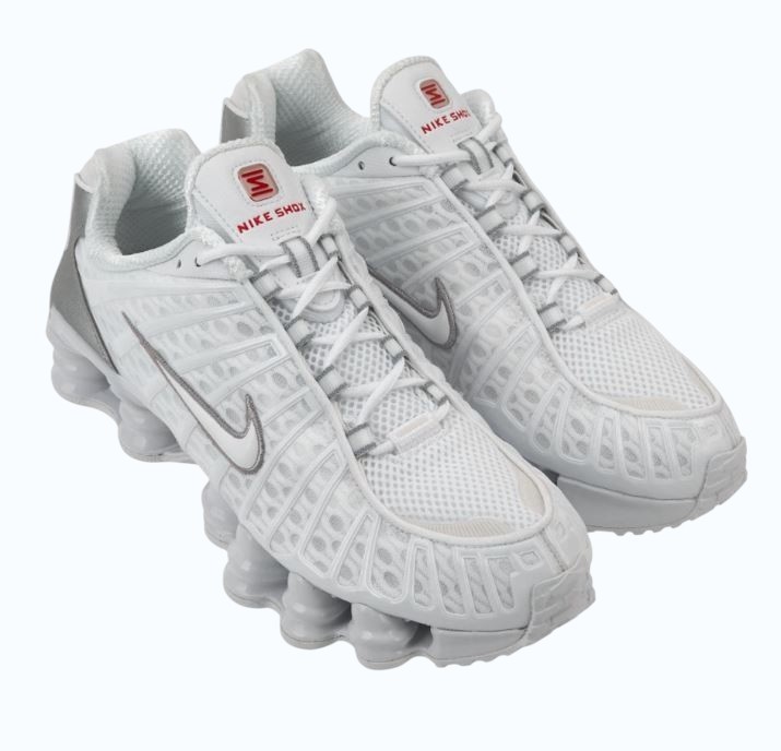 Nike Shox TL metallic silver wolf grey summit white men IH4466-095 8.5 / 9