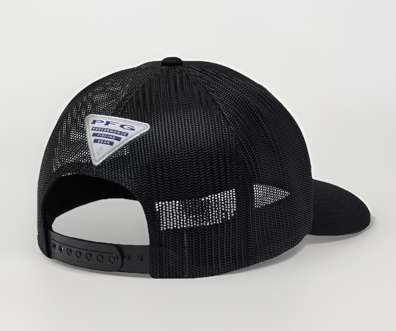 COLUMBIA PFG Hooks Mesh Snapback Ball Cap Hat Black/Silver 1837021-014 O/S gallery