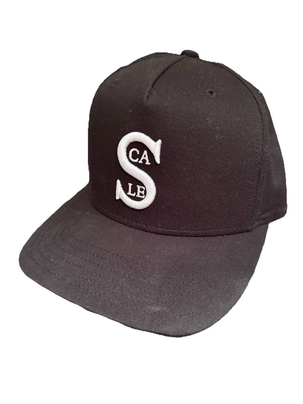 Black scale snap back baseball cap. Brand New. Amazing quality and fit