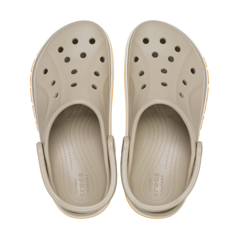 Crocs Unisex Bayaband Clog Men's Women's Lightweight Comfort Cobblestone Size US gallery