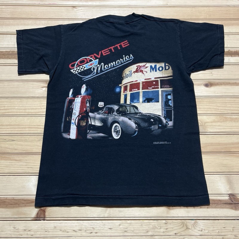 Vintage 1995 Corvette National Museum Car Graphic T-Shirt Size Medium