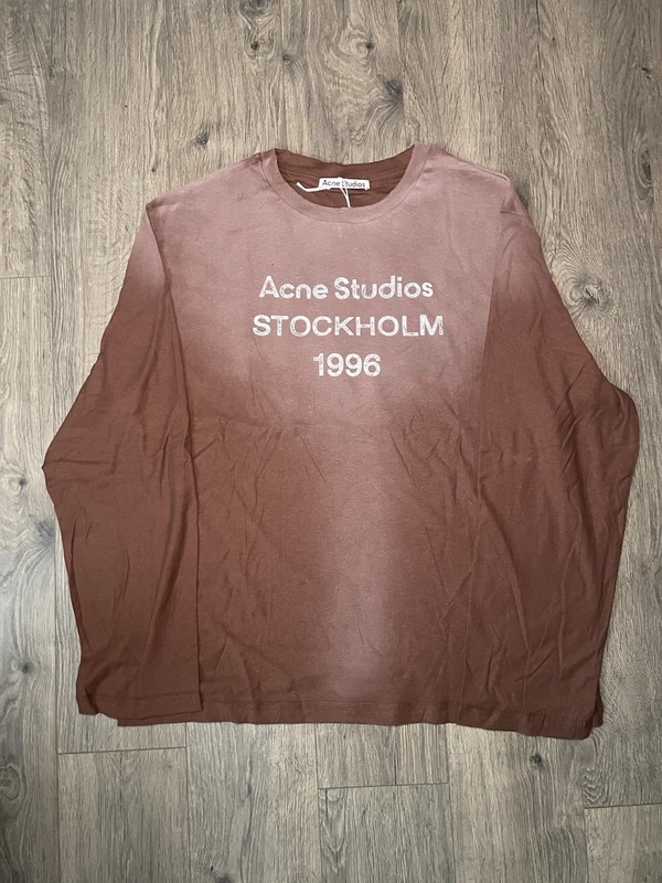 Acne Studios Stockholm 1996 Longsleeve T-Shirt Brown Size Medium