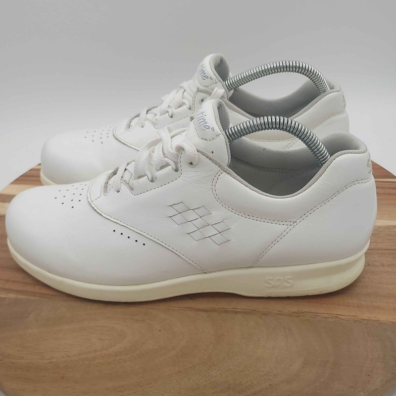 SAS Free Time Womens Size 9 Narrow White Leather Walking Orthopedic Tripad Shoes gallery