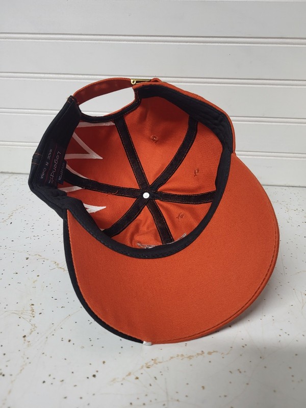 Black-Orange Sharkbite Cash Acme Valves Strapback Hat Cap Embroidered Adjustable gallery