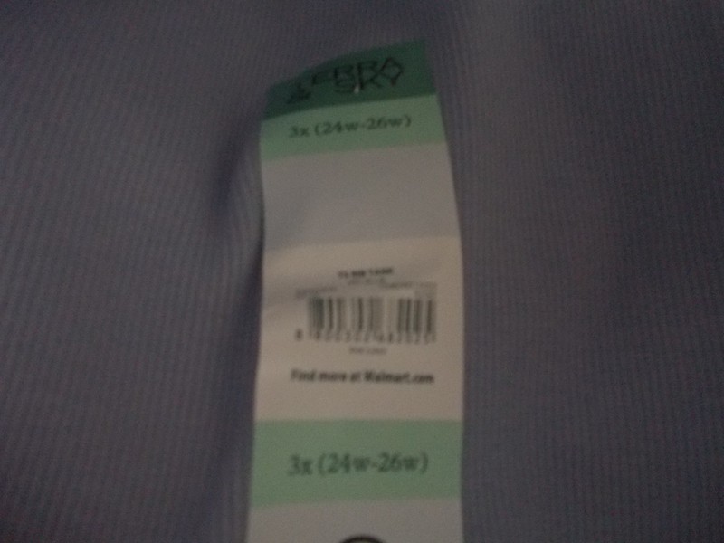 NWT TERRA & SKY Iris Blue Scoop Neck Sleeveless Ribbed Tank Top Sz 3X (24/26) gallery