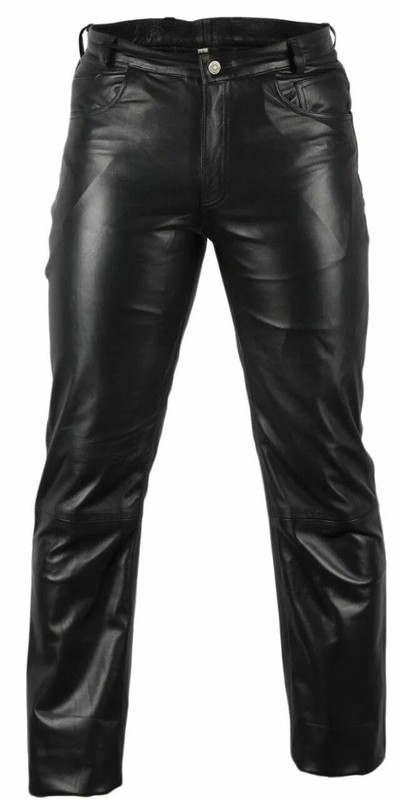 Motorcycle Pants Men Biker Dual Sport Motorbike Genuine Leather Pants Riding