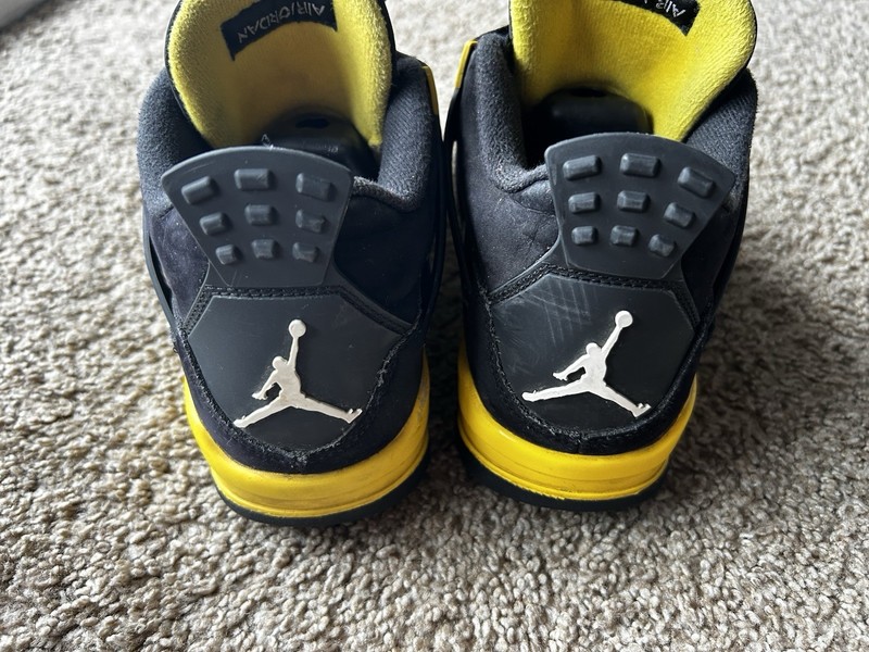 size - 5 Jordan 4 Retro Thunder (2023) (GS) - 408452-017 gallery