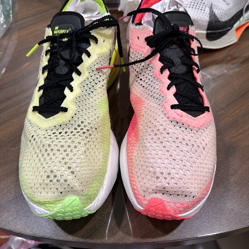 Size 12.5 - Nike ZoomX VaporFly Next% 3 Ekiden Zoom Pack Green Pink Lot Set gallery