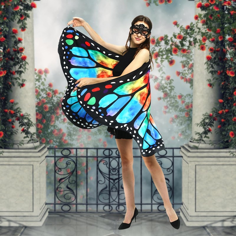 Butterfly Wings Carnival Fancy Dress Ladies Butterfly Wings Costume... gallery