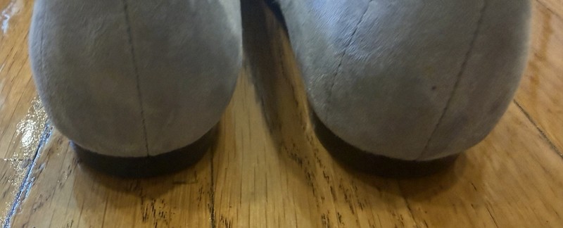 Ballet Flats in Sky Blue Suede- Size 37 gallery