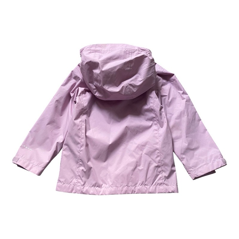 Columbia Hooded Raincoat Toddler Girl Size 3T Lilac Mesh Lined Pockets gallery