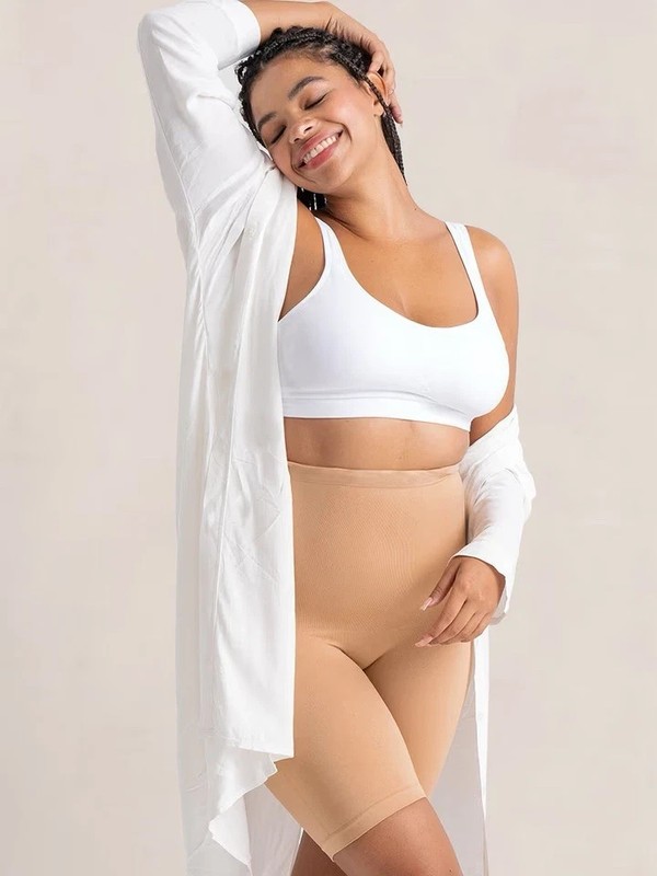 SHAPERMINT ESSENTIALS High-Waisted Shaper Shorts, Women's Shaper Shorts, XS-3XL gallery
