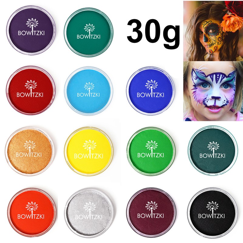 Bowitzki Professional Face Paint Body Paint Water Based Face painting Makeup 30g gallery