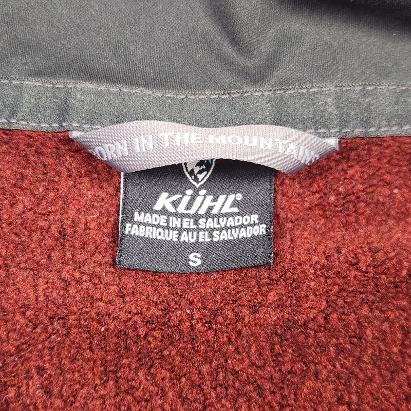 Kuhl Jacket Mens Small Red Interceptr Fleece Kashmira Full Zip Outdoors Hiking gallery