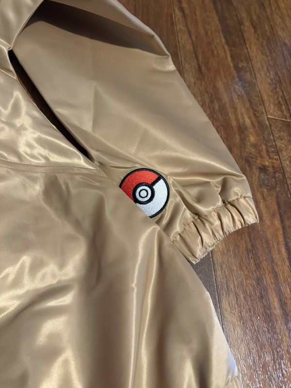 Pokemon x Target Starter Pullover Jacket Gold JOHTO Region Size SMALL gallery