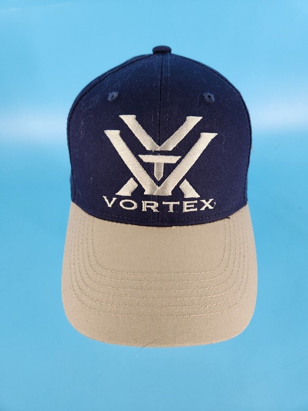 Vintage VTG VORTEX Logo Meshes Snap Back Blue Cap – One Size Fits Most