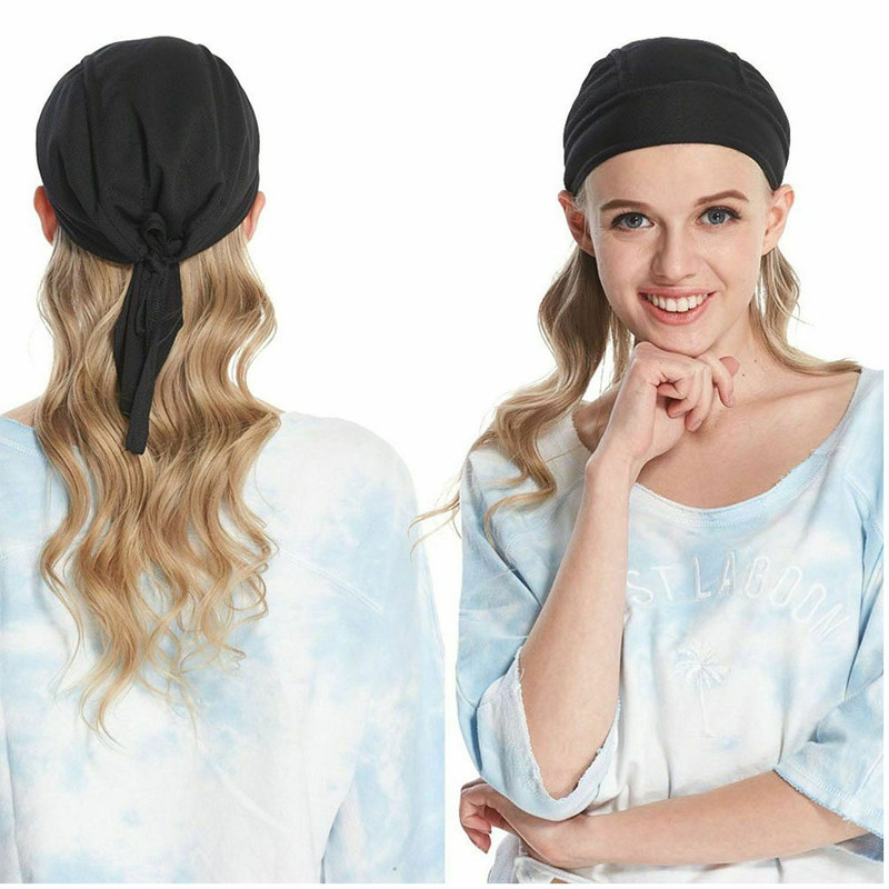 2-Pack Cooling Helmet Liner Do Rag Skull Cap for Men Head Scarf for Motorcycle gallery