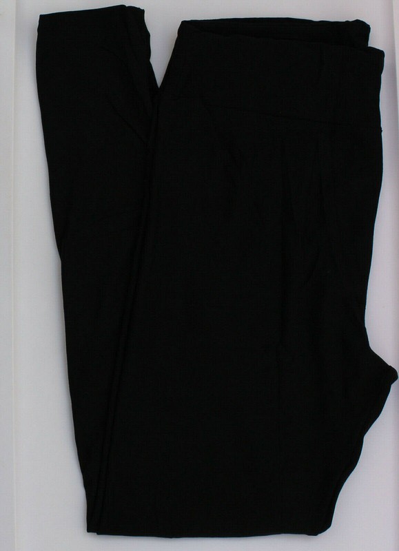 Tall & Curvy2 LuLaRoe TC2 Leggings Solid Black NWT Free Shipping