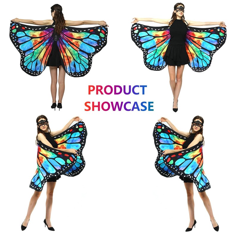 Butterfly Wings Carnival Fancy Dress Ladies Butterfly Wings Costume... gallery