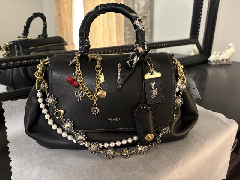 Coach Black Slouchy Rogue