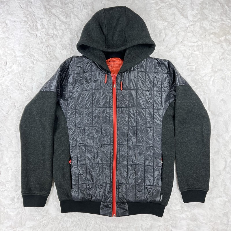 Cotopaxi Kusa Hybrid Jacket Mens ML Gray Black 80g Llama Insulatd Hoodie GORPcor