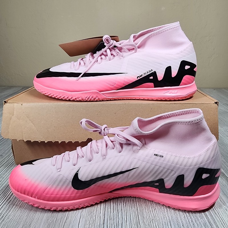 Nike Mercurial Superfly 9 Academy IC Pink Foam Mens Sizes 8-11 New DJ5627-601 gallery