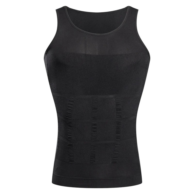 Men Body Shaper Slimming Tummy Vest Thermal Compression Shirt Tank Top Shapewear