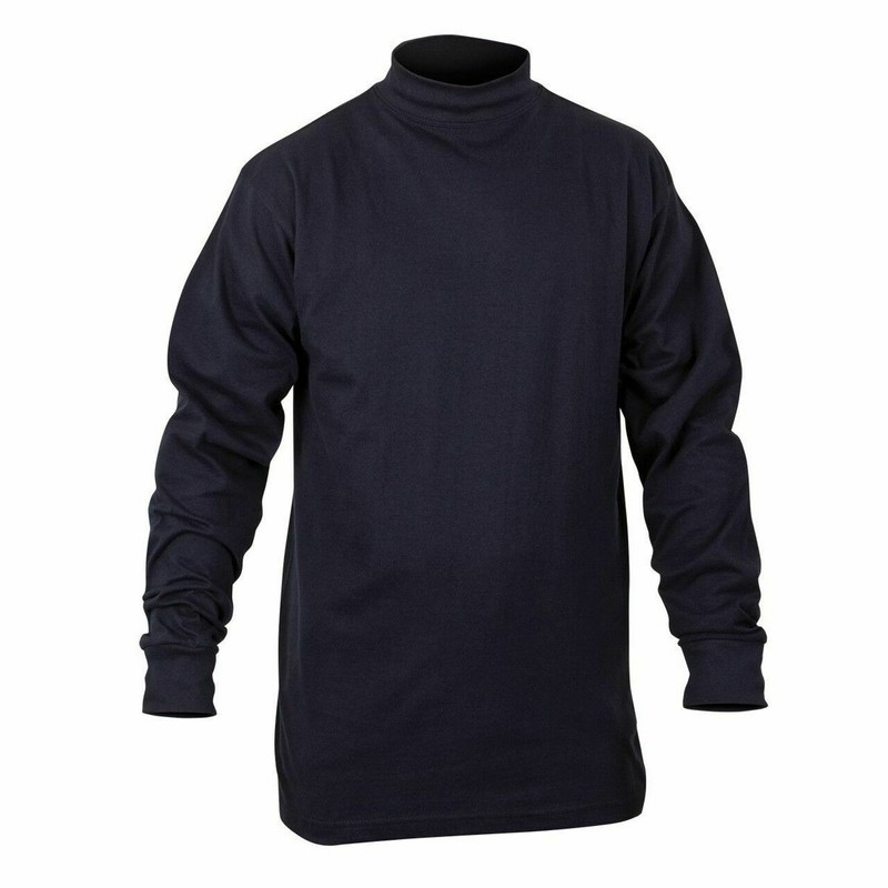 ELBECO MENS K8004 FLEXTECH BASE LAYER MOCK TURTLENECK MIDNIGHT NAVY MEDIUM