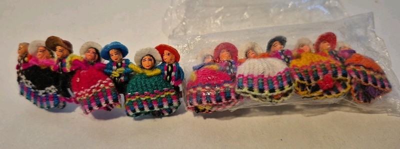 Peruvian South Americ Artisan Handcrafted Multicolor Dancers Hair Clip Barrettes