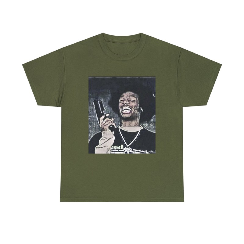Shorty Scary Movie Graphic Print Short Sleeve Crew Unisex Heavy Cotton Tee Shirt