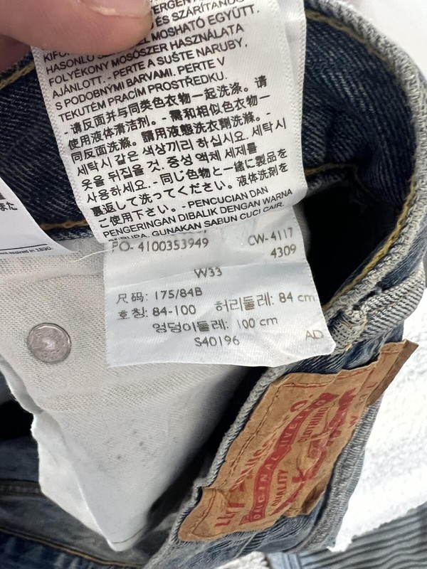 Levi's 511 Short Blue Denim W33 *Cut off * *Grade 33 gallery