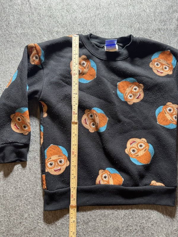 Blippi Toddler Pullover Graphic Print Sweatshirt Size 4t Black gallery
