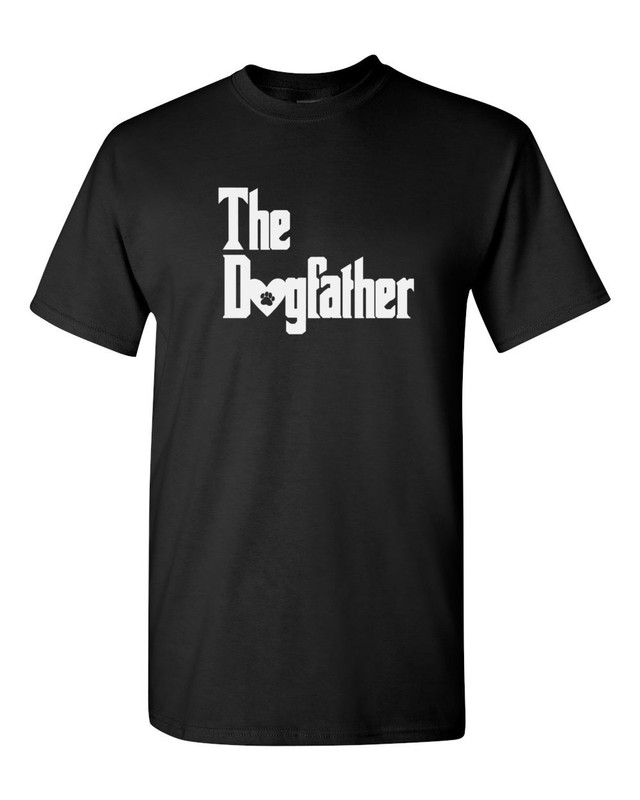 The Dogfather Shirt Funny Dog Lover Gift Pet Dad Tee Puppy Paw Animal Rescue