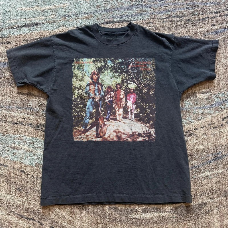 Creedence Clearwater Revival Green River rock Unisex Black T-shirt Size S-5XL