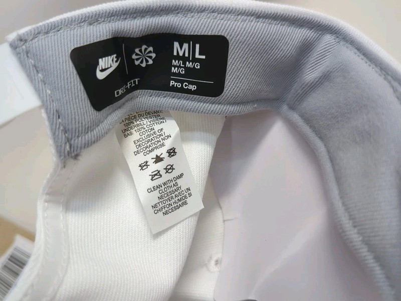 Nike Dri FIT Pro Snapback Men's Structured Futura Cap M/L White Black FB5380100 gallery