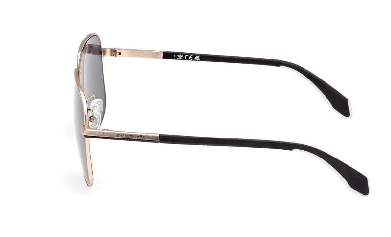Adidas OR0091 32A Black Aviator Metal Sunglasses Frame 60-12-145 gallery