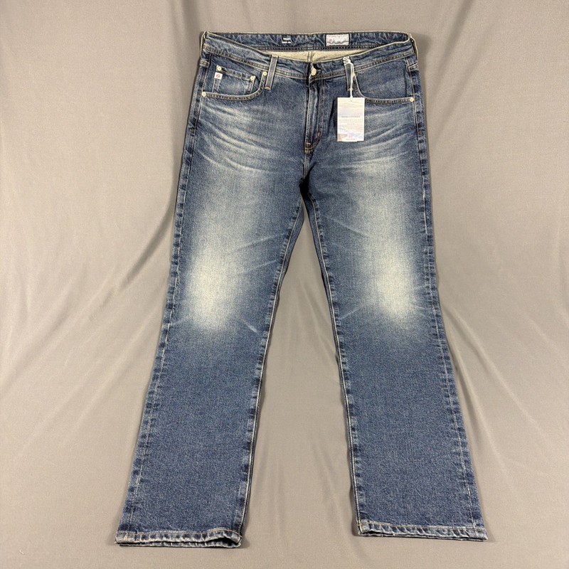 AG Jeans Tellis Modern Slim 36 x 33 14 Year Mentor Cotton Polyurethane MSRP $225
