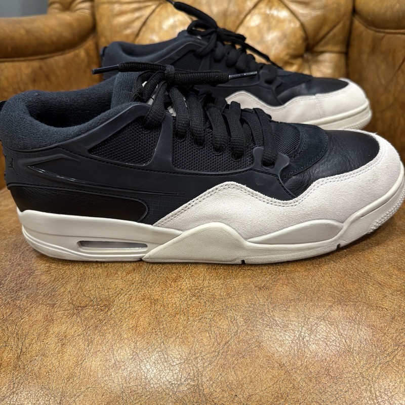 Size 12- Air Jordan 4 RM Black Light Bone FQ7939-001 gallery