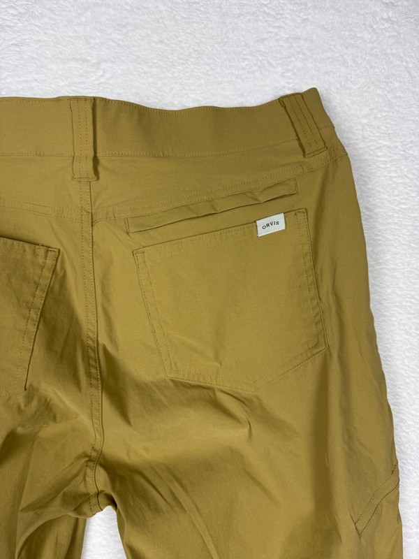 Orvis Pants Mens sz 31 Brown Khaki Tan Performance Tech Stretch Water Repellent gallery