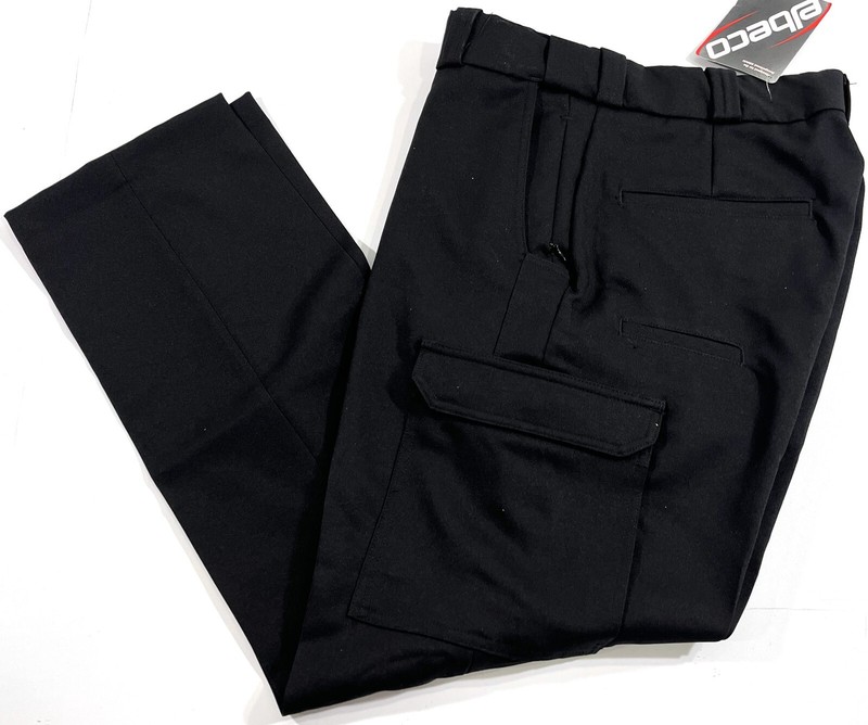 NWT 34×31 ELBECO MENS CX360 POLYESTER CARGO PANTS E3460R BLACK 34×31