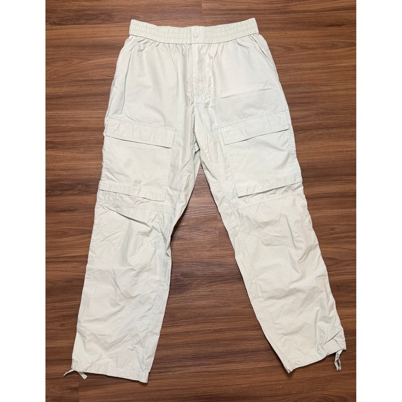 Kith Men’s Light Sage Cotton Nylon Blend Wrinkle Outdoor Cargo Pants Size L