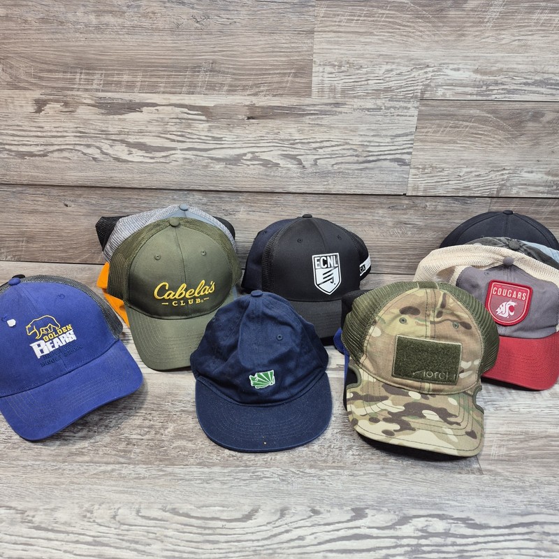 Hat Bundle 21 Hats Different Brands Fitted Snapback Trucker Relaxed Lot 823